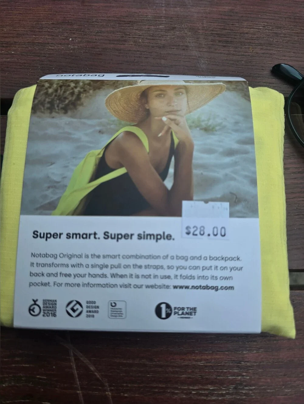 NEW!!! Notabag Convertible Bag & Backpack,Vanilla, Retail Price $28.00 US
